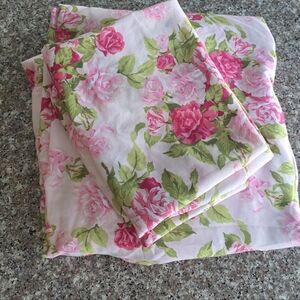 Betsey Johnson Pink Floral Bedding Sheets